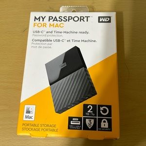 My Passport 2T for MAC. Portable Storage